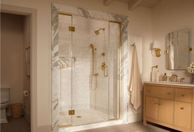 KOHLER® Castia™ by Studio McGee Vibrant Brushed Nickel Toilet Paper Holder-3