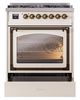 Ilve® Nostalgie II Noblesse 30" Antique White Pro Style Dual Fuel Range-3