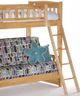 Night & Day Furniture™ Cinnamon Natural Twin/Full Futon Bunk Bed-1