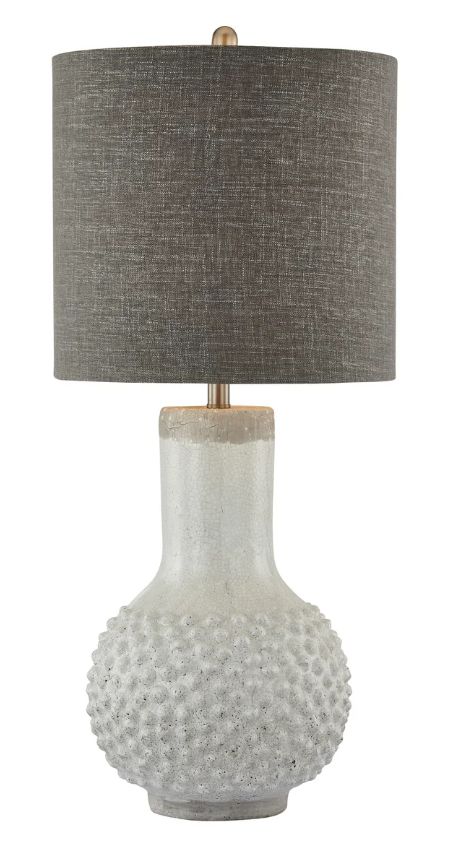 Forty West Downing White Table Lamp