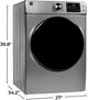 Kenmore® 5.2 Cu. Ft. Metallic Steel Front Load Washer with Steam-3