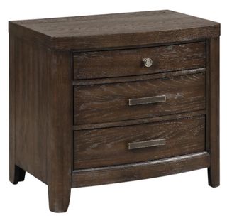Bernards Fulton Brown Nightstand