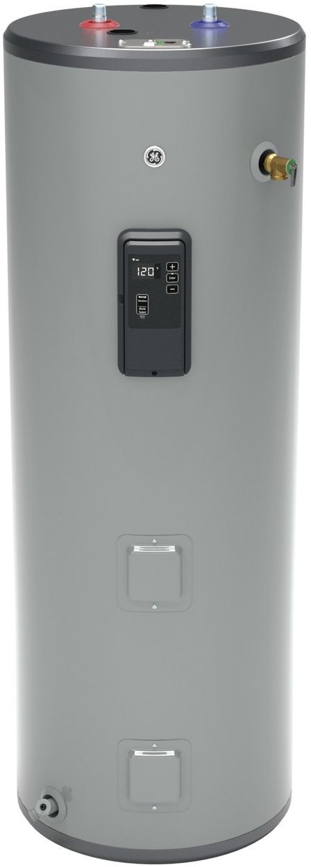 GE® 50 Gallon Diamond Gray Smart Tall Electric Water Heater