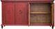 International Furniture Direct Capri Red Console-3