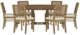 Coaster® Arini 7-Piece Cream/Sand Wash Dining Set-0
