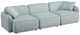 TOV Furniture Travie 3-Piece Sea Blue Modular Sofa-0