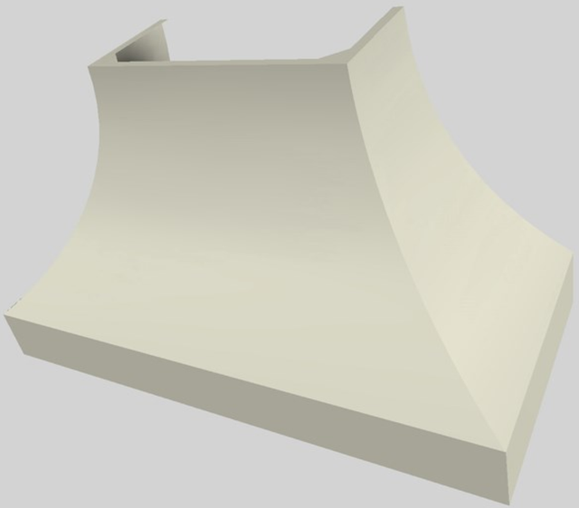 Vent-A-Hood® Designer Series 54" Biscuit Wall Mounted Range Hood-1