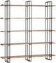 Crestview Collection Homer Anthropology Brown Etagere-0