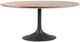 Nest Home Collections Ida Antique Natural 78" Oval Dining Table with Iron Base-0