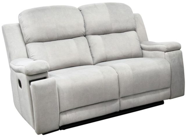American Wholesale Furniture Valeria Dove Manual Reclining Loveseat-0