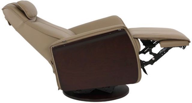 Fjords® Relax Metro Nougat Small Dual Motion Swivel Recliner-2