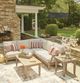 Signature Design by Ashley® Clare View 3-Piece Beige Fabric/Wood Outdoor Sectional-3