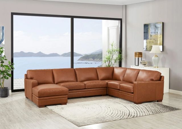 Hydeline® Dillon 4-Piece Nutmeg Brown Left-Arm Facing Sectional-2