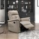 Homelegance® Bristow Latte Manual Swivel Glider Recliner-1