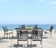 CabanaCoast® Customizable Hampton Aluminum 84"x42" Outdoor Rectangular Dining Table-2
