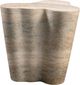 TOV Furniture Slab Travertine 22" Concrete Indoor/Outdoor Side Table-3