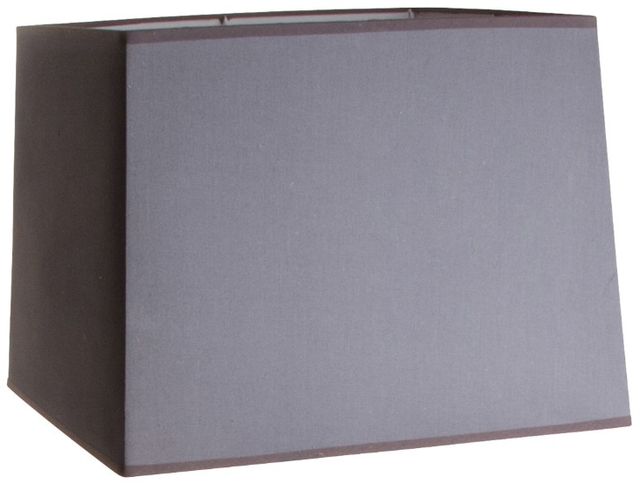 Michael Amini® Montreal Gray Rectangular Lamp Shade-0