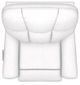 La-Z-Boy® Rori Muslin Power Rocking Recliner with Headrest and Lumbar-4