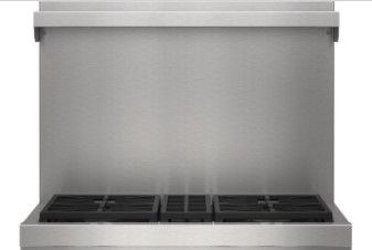 Wolf® 20" Stainless Steel Range Riser with Shelf-0