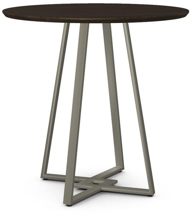 Amisco Customizable Dirk Solid Ash Bar Table with 42" Tabletop-0