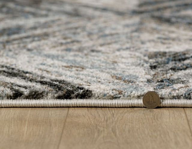 KAS Rugs Landscapes Blue/Ivory Dimensions 5'x8' Area Rug-3