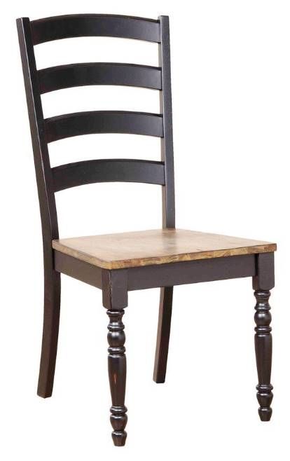 Urban Styles Furniture Cambridge Black/Brown Dining Chair -0