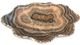 A & B Home Macias Brown Hand-Carved Zebra Onyx Bowl-0