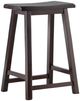 Linon Saddle Dark Brown Counter Stool-0