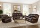 Corinthian Furniture Ranger Chocolate Power Headrest Reclining Sofa-1