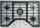 Café™ Brushed Stainless Steel Gas Cooktop Knob Kit-2