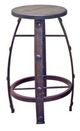 Million Dollar Rustic Dark Brown Barstool-0