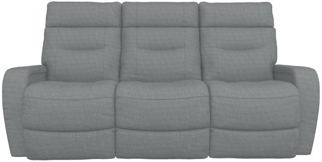 La-Z-Boy® Baron Graphite Power Wall Reclining Sofa with Headrest and Lumbar-1