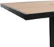 CabanaCoast® Customizable Kensington Wooden 32" Outdoor Square Pedestal Coffee Table with Black Base-1