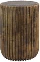 Uttermost® Peaks and Valleys Antique Gold Accent Table-0