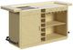 Elements International Cambrie Off-White/Natural Bar Table-0