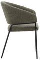 Dovetail Furniture Cathey 2-Piece Black/Olive Dining Chair Set-2