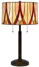 Cal® Lighting & Accessories Tiffany Antique Bronze/Dark Brown Table Lamp-0