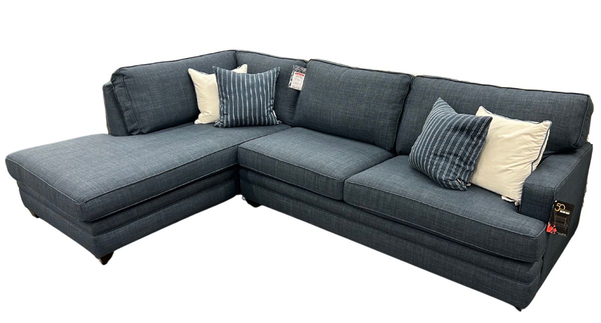 Decor-Rest® 2696 Sofa Chaise Sectional Restore Navy Gabriele