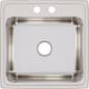 Elkay Lustertone® Classic Lustrous Satin 22" x 22" x 10-1/8" 2-Hole Single Bowl Drop-In Sink-1