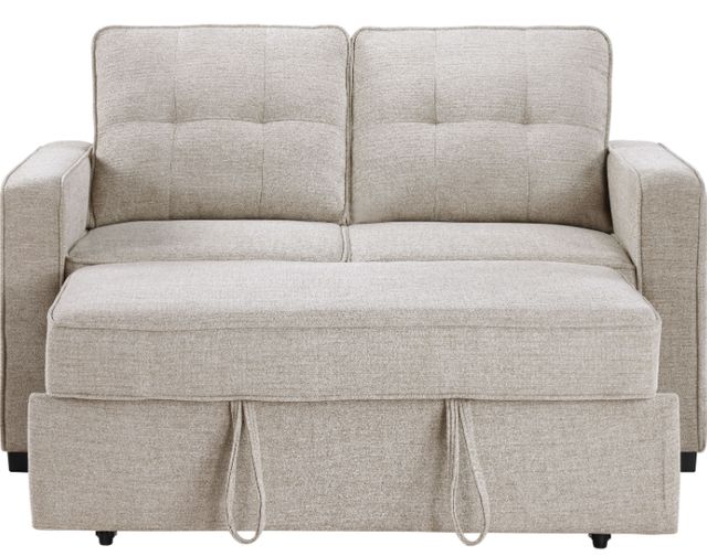 Steve Silver Co. Noah Tan Sleeper Loveseat-2