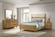 Coaster® Bennett 4-Piece Light Oak Youth Twin Upholstered Panel Bedroom Set-1