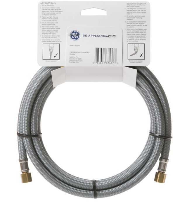 GE® 8' Universal Braided Water Line -3
