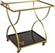 Michael Amini® Illusion Accents™ Black/Gold Serving Cart-1