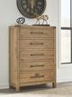 Benchcraft® Ridgester Light Brown Chest-1