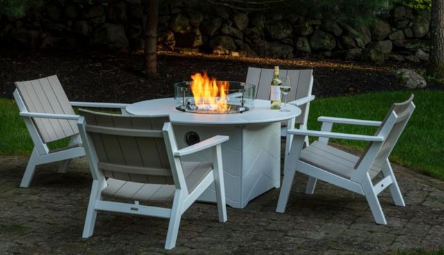 Seaside Casual Aura 50 in. Round Fire Table-2