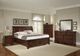 Vaughan-Bassett Reflections Dark Cherry Queen Sleigh Storage Bed-3