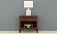 A-America® Ralston Dark Amber Nightstand-1