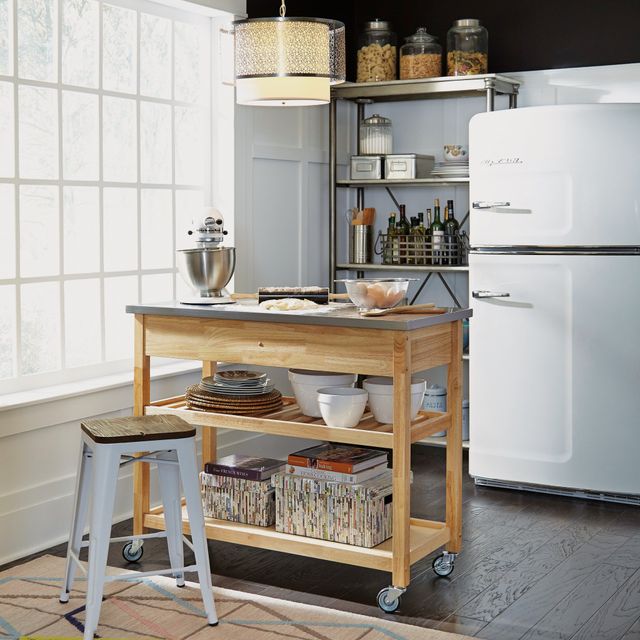 homestyles® General Line Brown Kitchen Cart-2