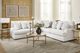 Signature Design by Ashley® Misty-Lakes 3-Piece Curved Chalk Sectional-2