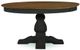 John Thomas Furniture® Vista Coal/Hickory 52" Dining Table with Banks Pedestal Base-0